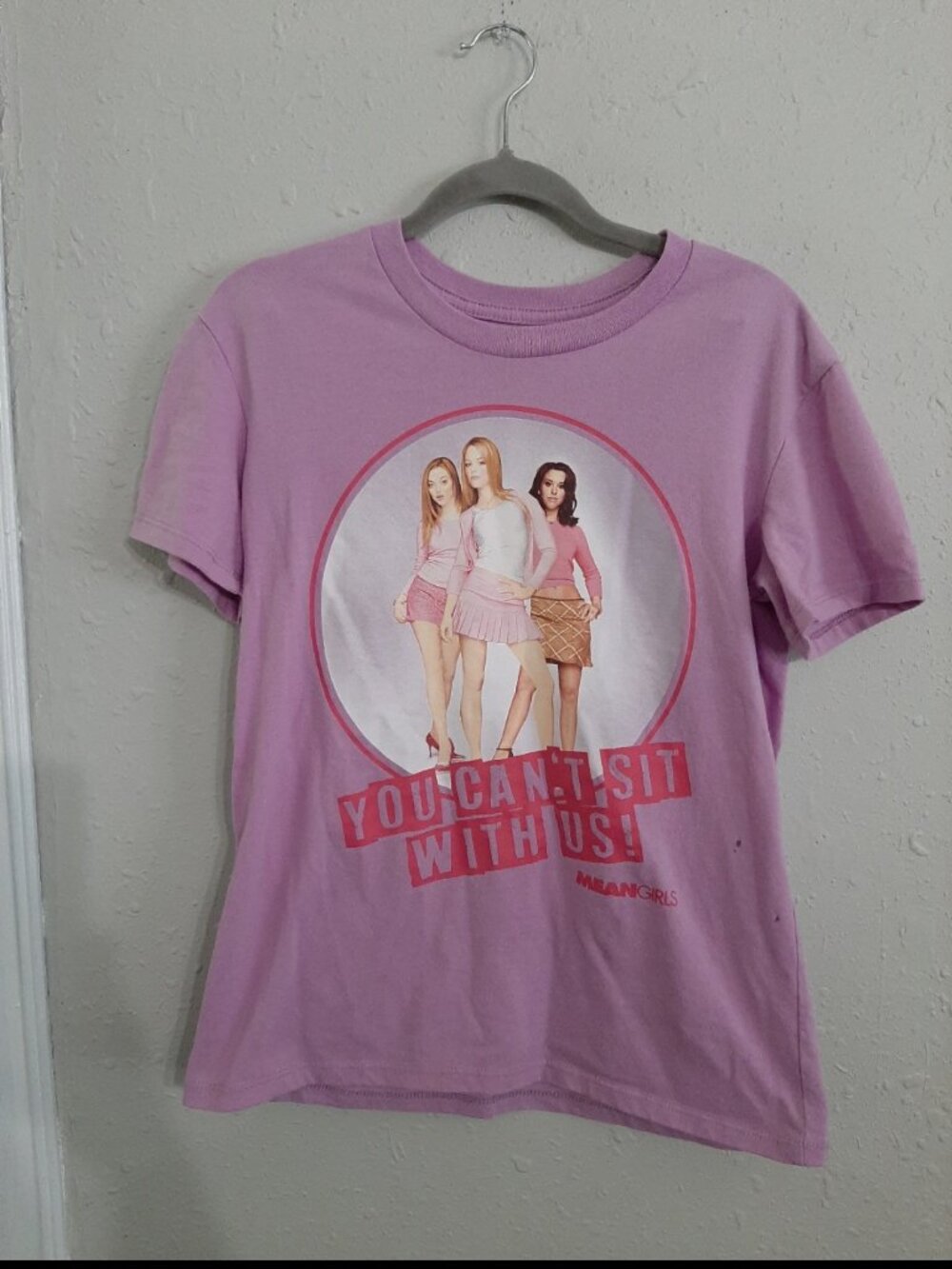 Mean girls shirt you can't sit with us y2k Lindsey Lohan movie 2000s